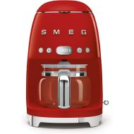 Smeg Drip Filter Coffee Machine, Red, 10 cup