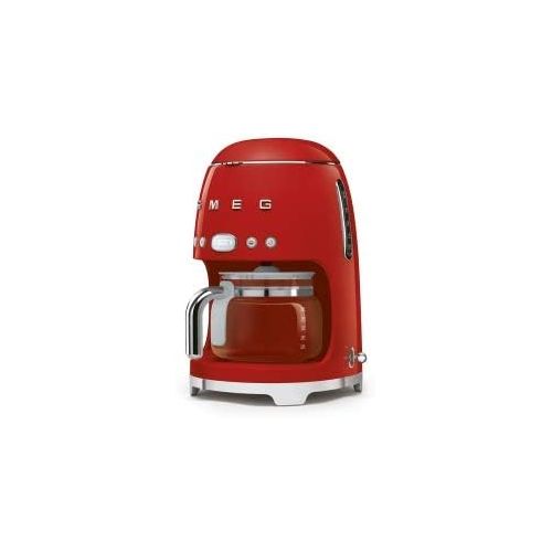 스메그 SMEG 1950s Retro Style Coffee Maker Machine (Red)