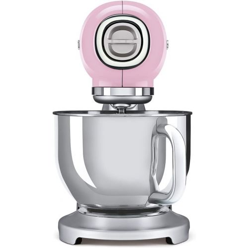 스메그 Smeg 1950s Retro Style Aesthetic Stand Mixer (Pink)