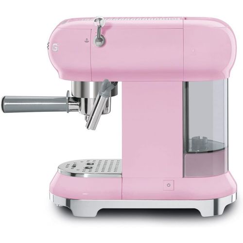 스메그 Smeg ECF01PKUS Espresso Machine, Pink
