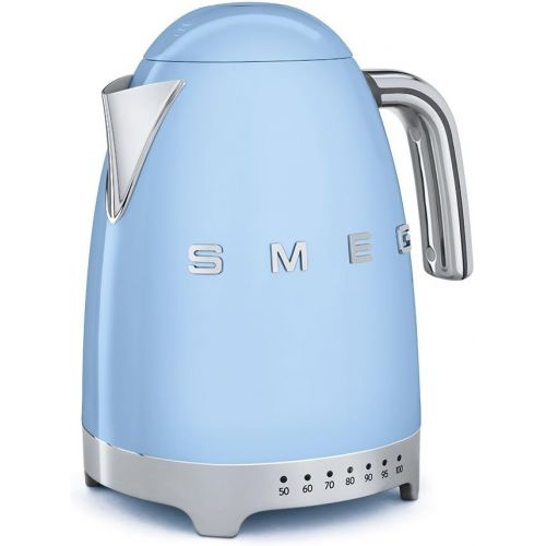 스메그 Smeg KLF04PBUS Electric Kettle, 11.7 x 10.4 x 9.1 inches, Pastel Blue