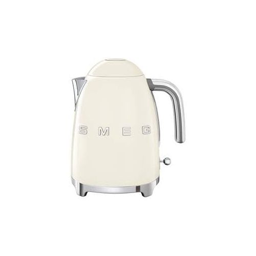 스메그 Smeg KLF03PBUS 50s Retro Style Aesthetic Electric Kettle with Embossed Logo, Pastel Blue