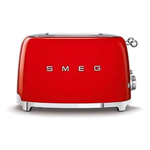 스메그 Smeg 4 Slot Toaster Red TSF03 RDUS