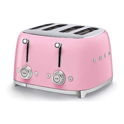 스메그 Smeg 4 Slot Toaster Red TSF03 RDUS