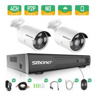 【2019 New】 16 Channel Security Camera System,SMONET 4-in-1 HD DVR Security Camera System(1TB Hard Drive),8pcs 720p Outdoor Home Security Cameras,DVR Kits for Easy Remote Monitoring