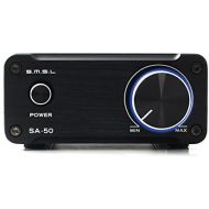 [아마존 핫딜]  [아마존핫딜]SMSL SA50 50Wx2 TDA7492 Class D Amplifier + Power Adapter (Black)