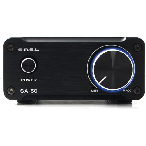 [아마존 핫딜]  [아마존핫딜]SMSL SA50 50Wx2 TDA7492 Class D Amplifier + Power Adapter (Black)