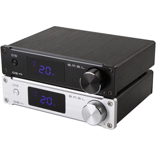  SMSL Q5 Pro 2x45W Remote Control Digital Power Amplifier USB COAX OPTIC Input 192KHZ 44Bit Color Black