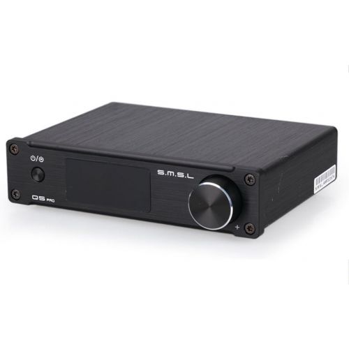  SMSL Q5 Pro 2x45W Remote Control Digital Power Amplifier USB COAX OPTIC Input 192KHZ 44Bit Color Black