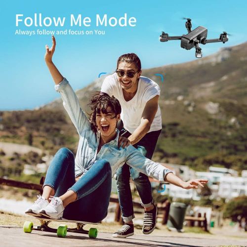  [아마존 핫딜] SNAPTAIN SP510 Foldable GPS FPV Drone with 2.7K Camera for Adults UHD Live Video RC Quadcopter for Beginners with GPS, Follow Me, Point of Interest, Waypoints, Long Control Range,