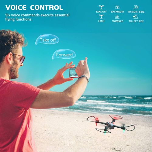  [아마존 핫딜] SNAPTAIN SP660 FPV RC Drone with Camera, 720P HD WiFi Live Video Quadcopter w/Long Flight Time, Voice Control, Gesture Control, APP Support, Trajectory Flight, G-Sensor Mode, Altit