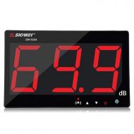 [아마존베스트]SNDWAY SW-525A 30-130dB Digital Sound Level Meter with Large LCD Display Noise Meter Decibel Wall Mounted Hanging