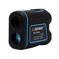 SNDWAY1500M Handheld Monocular Telescope Laser Distance Meter Hunting Golf Rangefinder for Distance/Height/Angle/Speed Measurement (SW-1500)