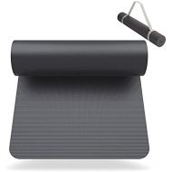 [아마존베스트]SNIKES Yoga Mat (180 x 60 cm) with Free Carry Strap - Yoga Mat for Gym, Workout and Yoga - Yoga Mat Non-Slip and Extra Thin with 4 mm Thickness - Fitness Mat, Sports Mat for Home