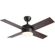 Ceiling Fan with Lights and Remote Control,SNJ Modern Ceiling Fan for Living Room Bedroom Dining Room,Indoor (Oil-Rubbed Bronze)