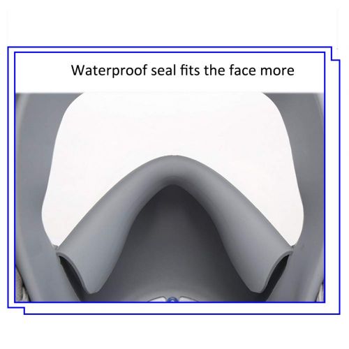  SNORKELSTAR TZTED Snorkeling Mask,Full Face Snorkel Diving Mask|Anti-Fogging Anti-Leak|180°View Panoramic Design,Longer Snorkeling Tube for Man Woman Adult