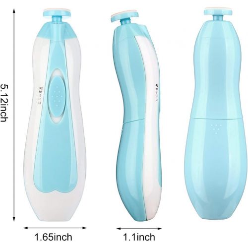  [아마존베스트]SNOW Baby Nail File Electric Nail Trimmer File Manicure Set, Toes Fingernails Care Trimmer with LED Light for Newborn, Kids and Adults