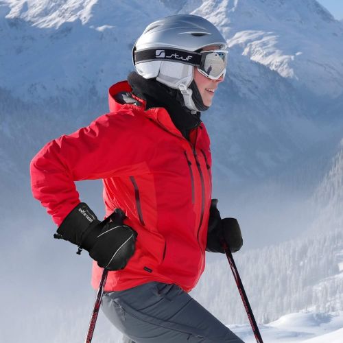  [아마존 핫딜] [아마존핫딜]SNOW DEER Heated Gloves,Mens Womens Heated Ski Gloves Mittens,7.4V 2200MAH Electric Rechargeable Battery Gloves for Winter Skiing Skating Snow Camping Hiking Heated Arthritis Hand Warmer Glo