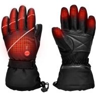 [아마존 핫딜] SNOW DEER Upgraded Heated Gloves for Men Women,Electric Ski Motorcycle Snow Mitten Glove Arthritis
