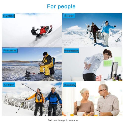  SNOW DEER Heated Gloves Men Women,7.4V 2200MAH Electric Rechargeable Battery Gloves for Motorcycle Cycling Riding Hunting Fishing Camping Hiking Ski Snow Work Mitten Gloves Athritis Hand War