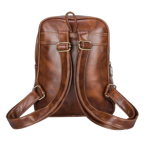  Leather Backpack for Women SNUG STAR Vintage School Bag Students Bookbag Satchel Purse