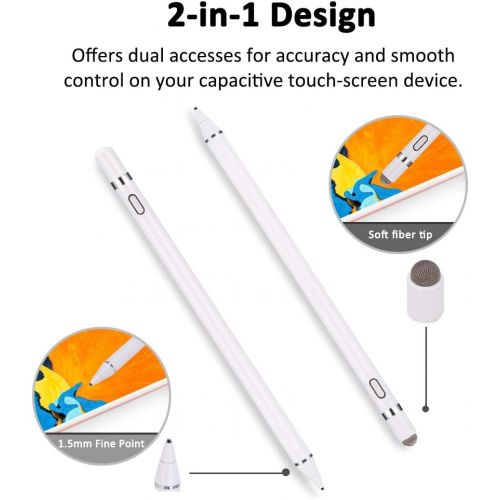  [아마존베스트]Active Stylus Digital Pen for Touch Screens,Compatible for iPhone 6/7/8/X/Xr iPad Samsung Phone &Tablets, for Drawing and Handwriting on Touch Screen Smartphones & Tablets (iOS/And