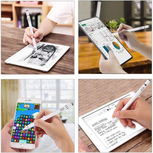  [아마존베스트]Active Stylus Digital Pen for Touch Screens,Compatible for iPhone 6/7/8/X/Xr iPad Samsung Phone &Tablets, for Drawing and Handwriting on Touch Screen Smartphones & Tablets (iOS/And