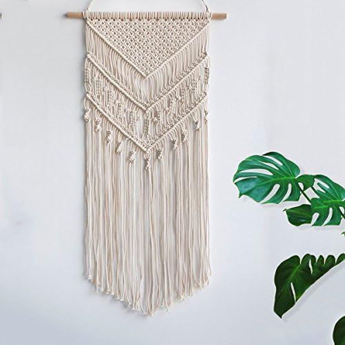  Sodial Macrame, Woven Wall Hanging, Boho Chic, Bohemian Home, Geometric Art Decor, Beautiful Home, Dorm, Room Decoration