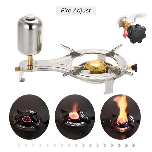  SODIAL Outdoor Camping Stoves Alcohol Stove Camping Liquid Alcohol Cooking Picnic Stove Burner Gasify for Outdoor Picnic Hiking