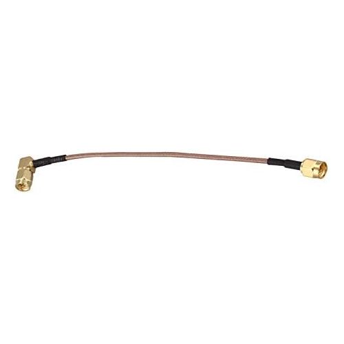  [아마존베스트]SODIAL(R) 6 SMA Male to SMA Right Angle Male Plug Jumper Pigtail Cable RG316