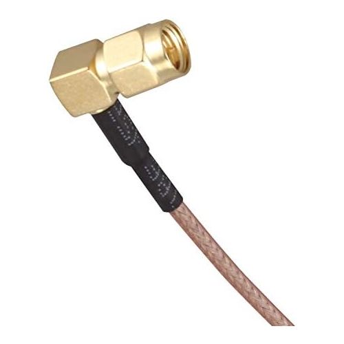  [아마존베스트]SODIAL(R) 6 SMA Male to SMA Right Angle Male Plug Jumper Pigtail Cable RG316