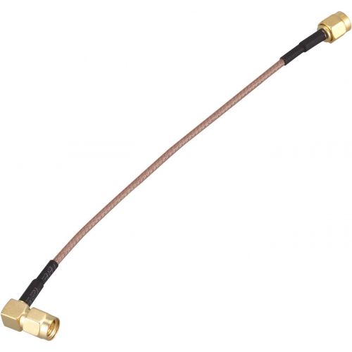  [아마존베스트]SODIAL(R) 6 SMA Male to SMA Right Angle Male Plug Jumper Pigtail Cable RG316
