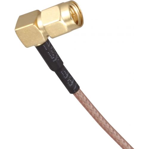  [아마존베스트]SODIAL(R) 6 SMA Male to SMA Right Angle Male Plug Jumper Pigtail Cable RG316