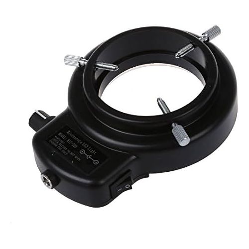  [아마존베스트]SODIAL (R) 144LED Microscope Ring Light Ring 0-100% Adjustable Torch for Microscope Ring Light