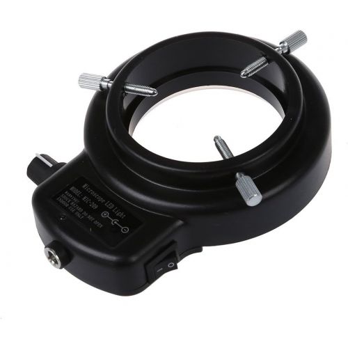  [아마존베스트]SODIAL (R) 144LED Microscope Ring Light Ring 0-100% Adjustable Torch for Microscope Ring Light