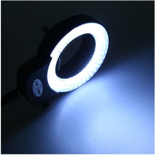  [아마존베스트]SODIAL (R) 144LED Microscope Ring Light Ring 0-100% Adjustable Torch for Microscope Ring Light