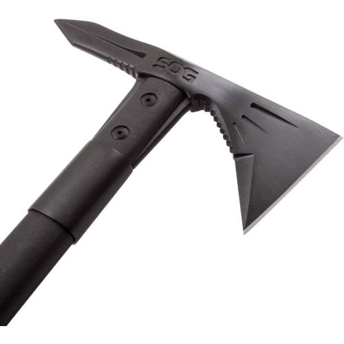  [아마존베스트]SOG Voodoo Hawk Mini F183N-CP - Hardcased Black Axe Head, GRN Handle, Nylon Sheath, 2.75 Blade