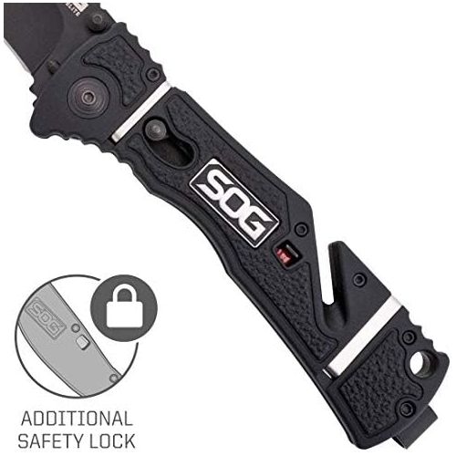  [아마존베스트]SOG Pocket Rescue Knife - Trident Elite Tactical