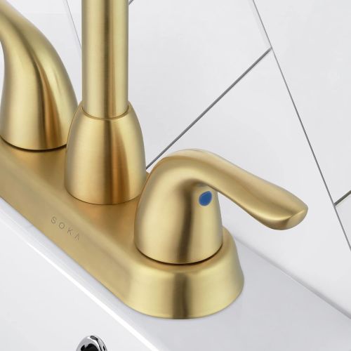  SOKA SK18001AR, Bathroom Faucet, Gold