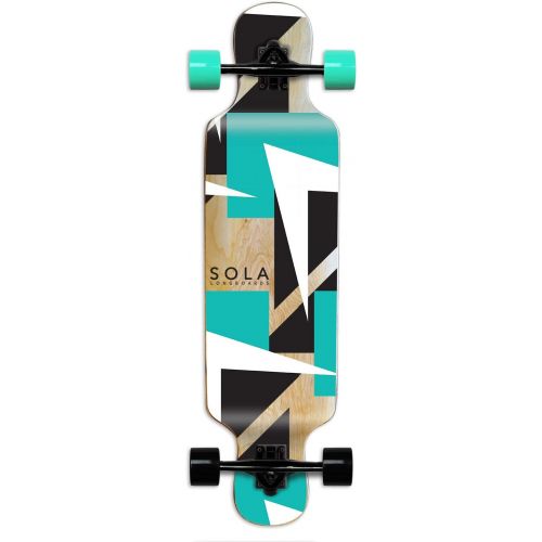  SOLA Bamboo Premium graphic design Complete longboard Skateboard - 36 to 38 inch