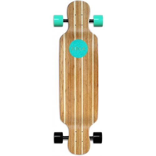  SOLA Bamboo Premium graphic design Complete longboard Skateboard - 36 to 38 inch