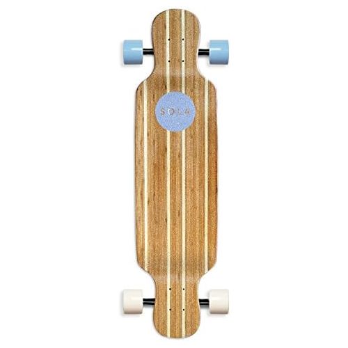  SOLA Bamboo Premium Graphic Design Complete Longboard Skateboard - 36 to 38 inch