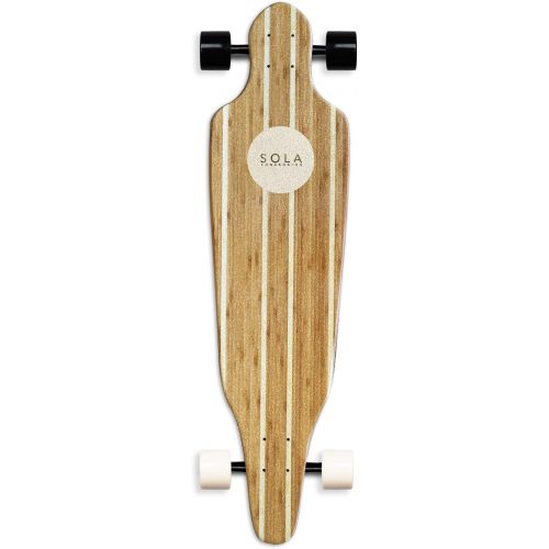  [아마존베스트]SOLA Bamboo Premium graphic design Complete longboard Skateboard - 36 to 38 inch