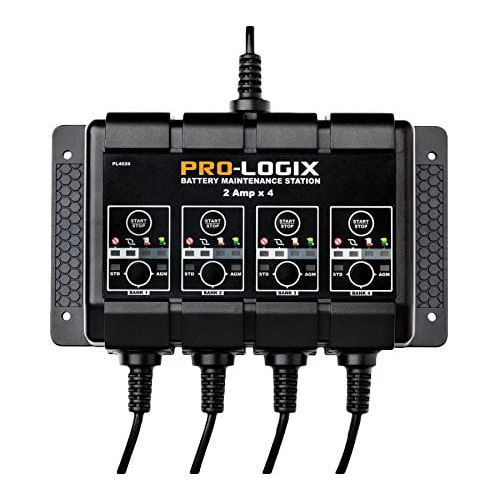  12V 2A 4-BANK SOLAR PRO-LOGIX BATTERY CHARGER