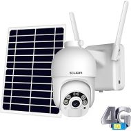 SOLIOM S800C-4G LTE Cellular Security Camera Outdoor,Pan Tilt 360° View 1080p Wireless Solar Powered, Spotlight Color Night Vision, 2 Way Talk,PIR Motion Detection