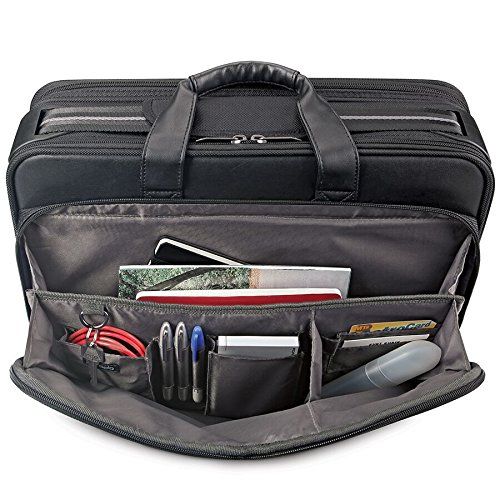  SOLO Solo Paramount 16 Inch Laptop Briefcase with Smart Strap, Black