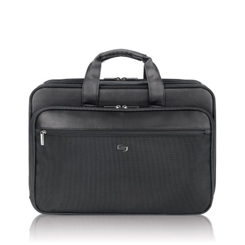  SOLO Solo Paramount 16 Inch Laptop Briefcase with Smart Strap, Black