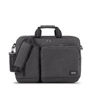 SOLO Solo Duane 15.6 Inch Laptop Hybrid Briefcase, Converts to Backpack, Grey