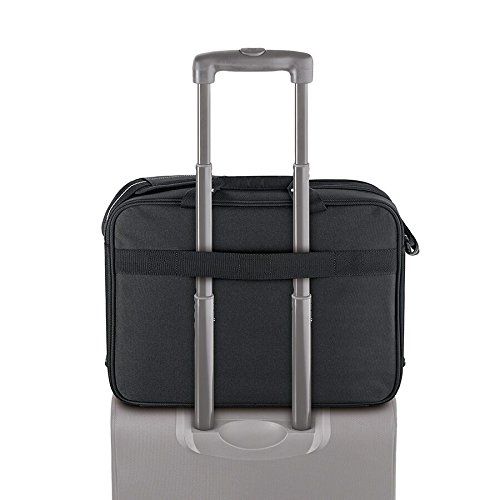  SOLO Solo Empire 17.3 Inch Laptop Briefcase, TSA Friendly, Black/Grey