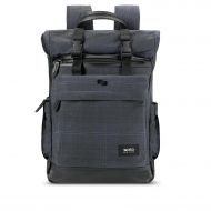 SOLO Solo Cameron Waxed Canvas Rolltop Backpack, Plaid